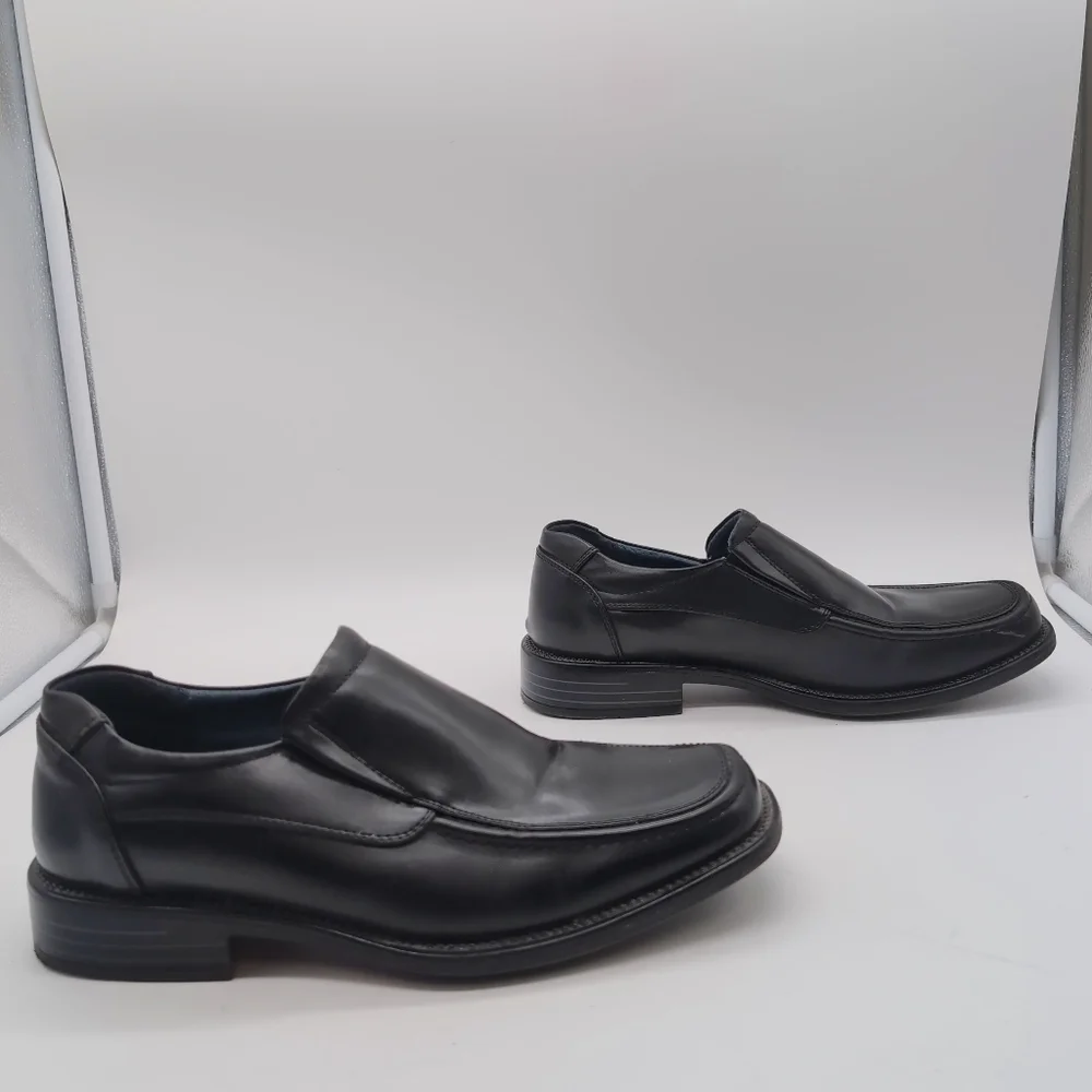 Bruno Marc Goldman - 02 Men's Sz 7 Black Slip-On Dress Shoes